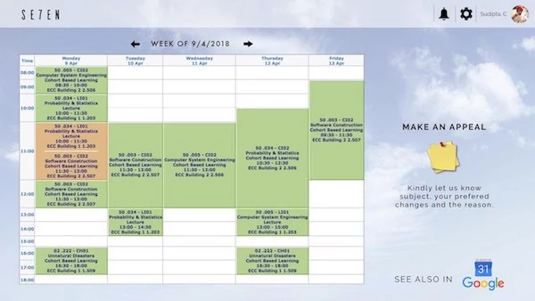 Timetable Scheduler